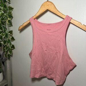 Wild Fable Pink Ribbed Tank Top Medium